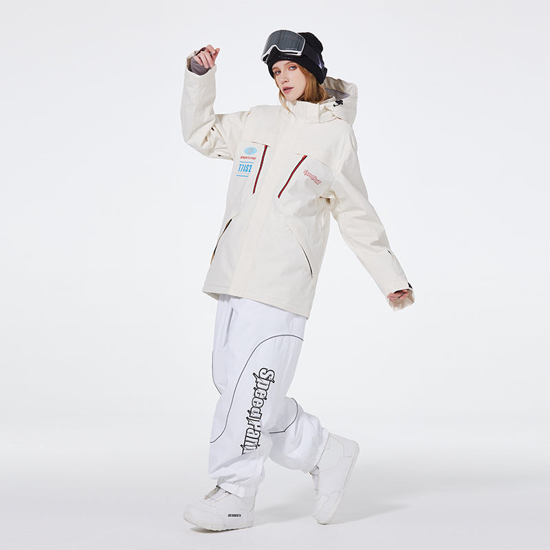 SpeedPanda Mountain Unisex Alpine Avalanche Flare Expedition Schneeanzug für Damen und Herren