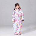 Mädchen Einteiler-Wintermode Skianzüge Winter Jumpsuit Schneeanzüge.