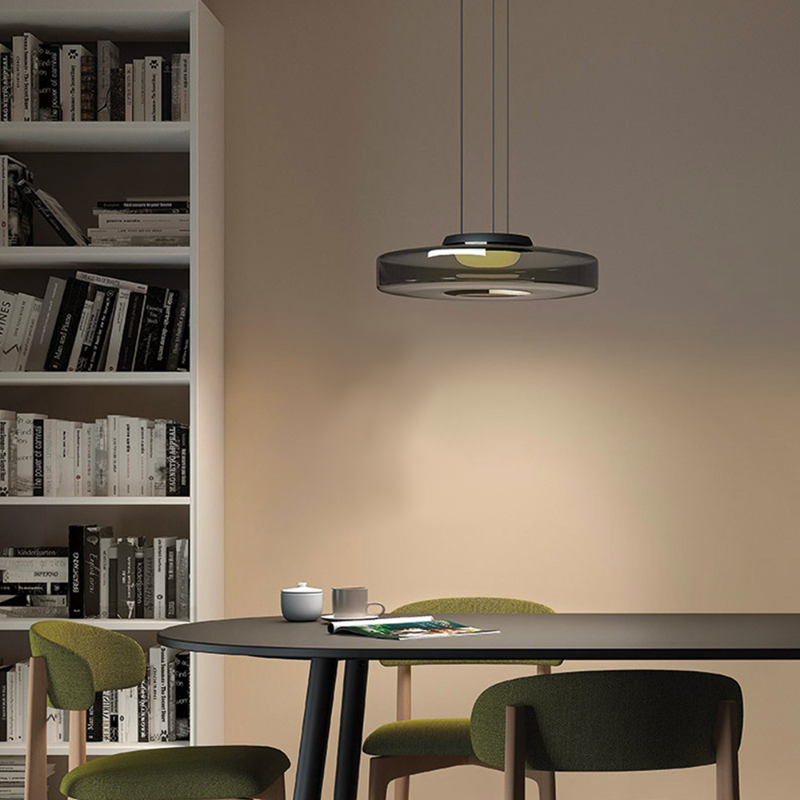 Luvano Pendelleuchte Glas Bauhaus Hängelampe