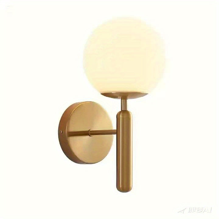 Luvano Wandleuchte Glaskugel Metall modern