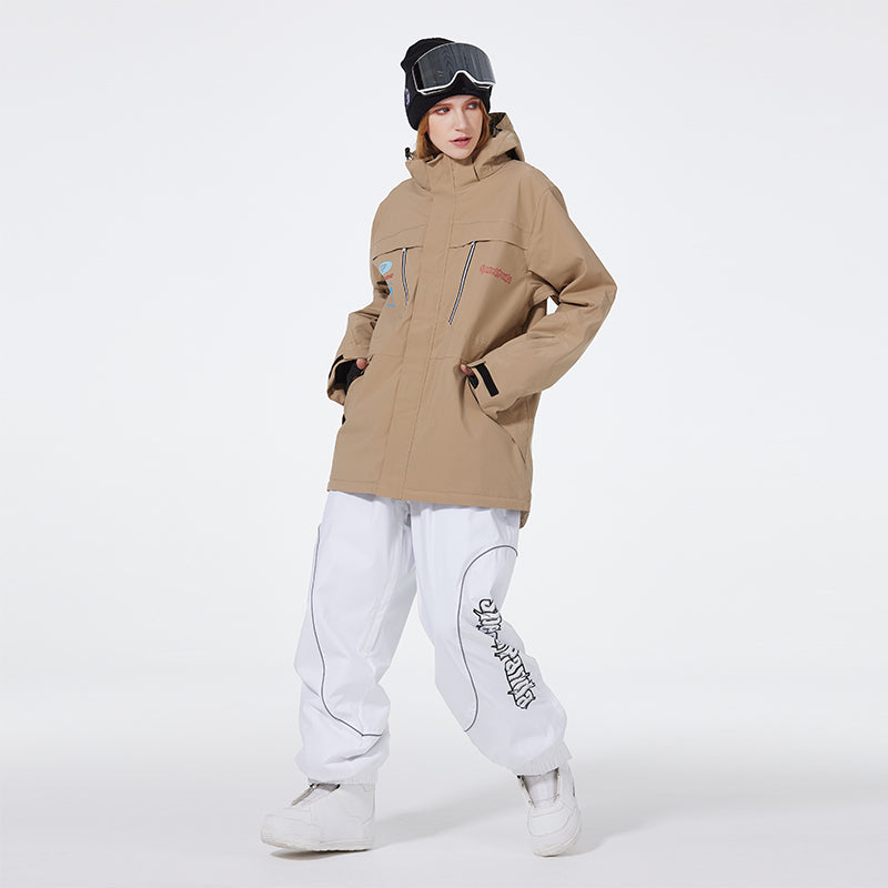 SpeedPanda Mountain Unisex Alpine Avalanche Flare Expedition Schneeanzug für Damen und Herren