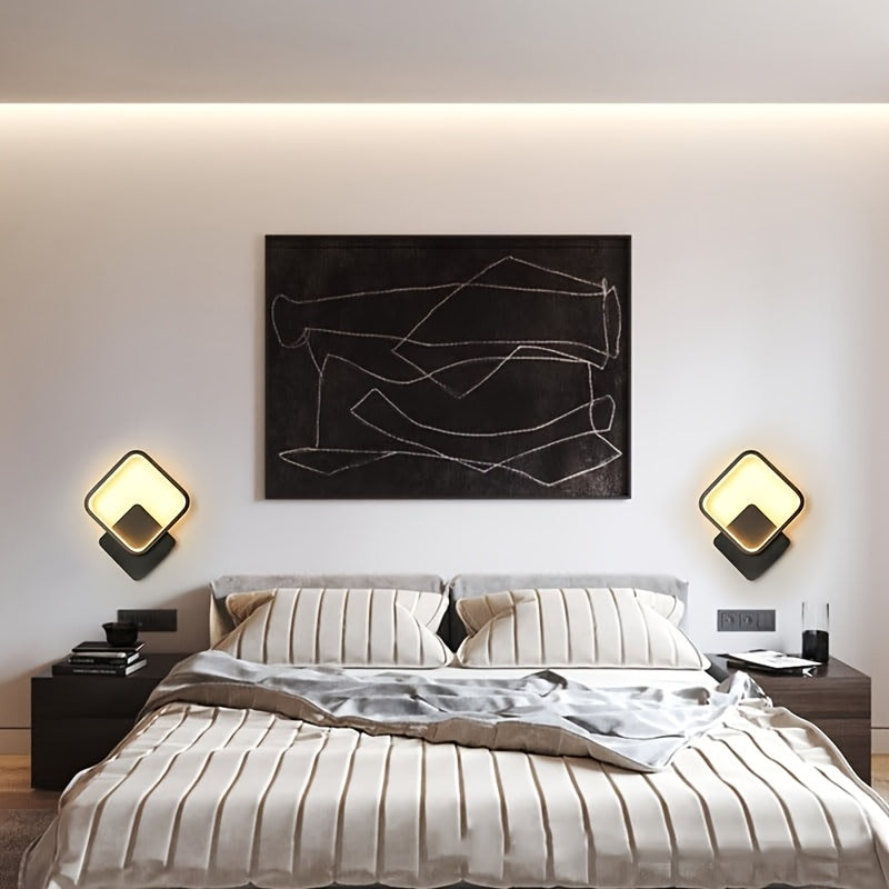 Luvano Wandleuchte quadratisch LED geometrisch