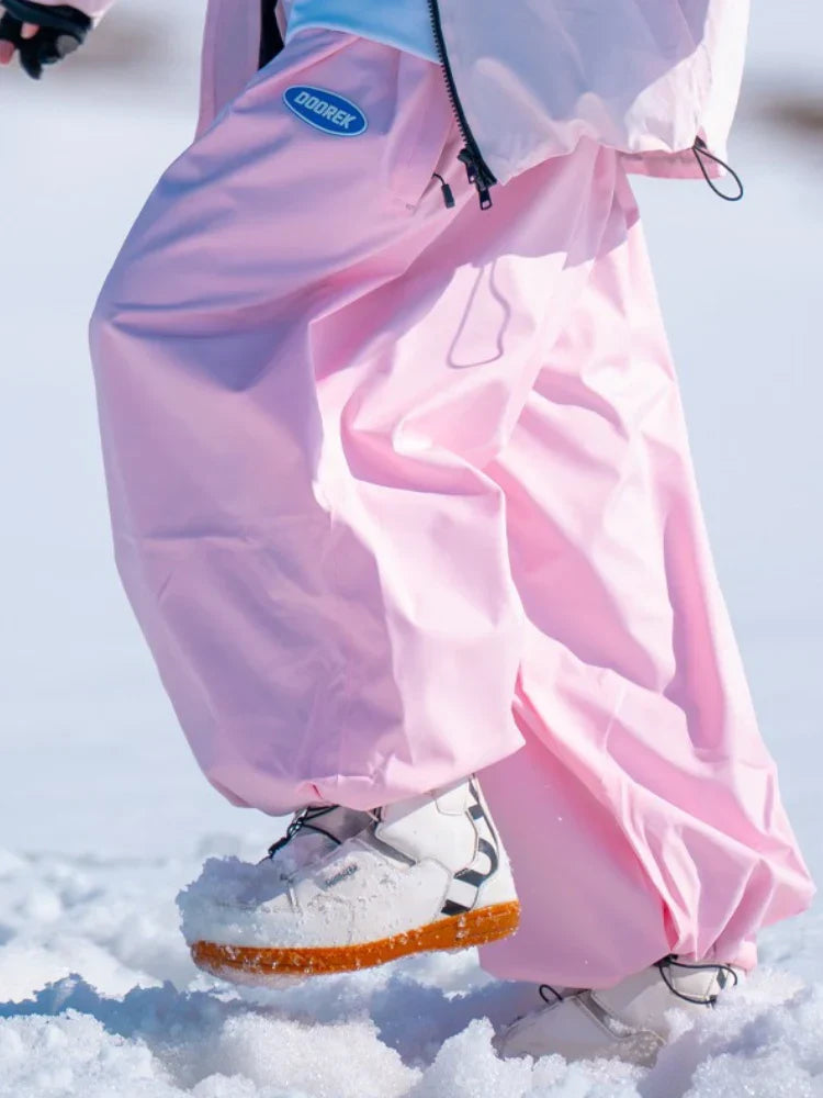 Doorek Unisex Super Baggy Schneehose für Damen