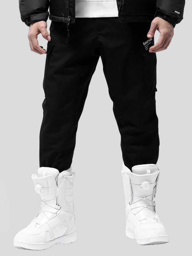 RAWRWAR Damen High Waist Harem Waterproof Mountain Jogger Snow Pants Mountain Pants