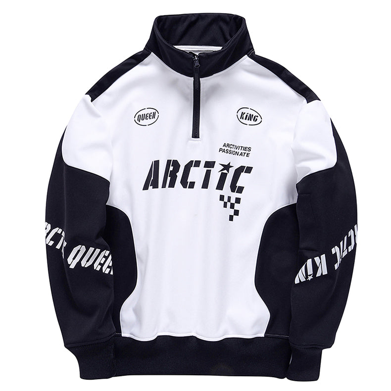Arctic Queen Fleece-Pullover für Herren mit halbem Reißverschluss