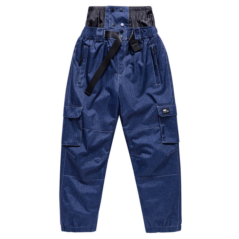 SnowGuard Herren-Schneehose aus Denim mit Isolierung