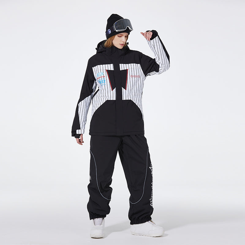 SpeedPanda Mountain Unisex Alpine Avalanche Flare Expedition Schneeanzug für Damen und Herren