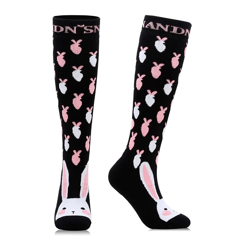 Nandn Tierfreundliche Unisex-Ski- und Snowboardsocken
