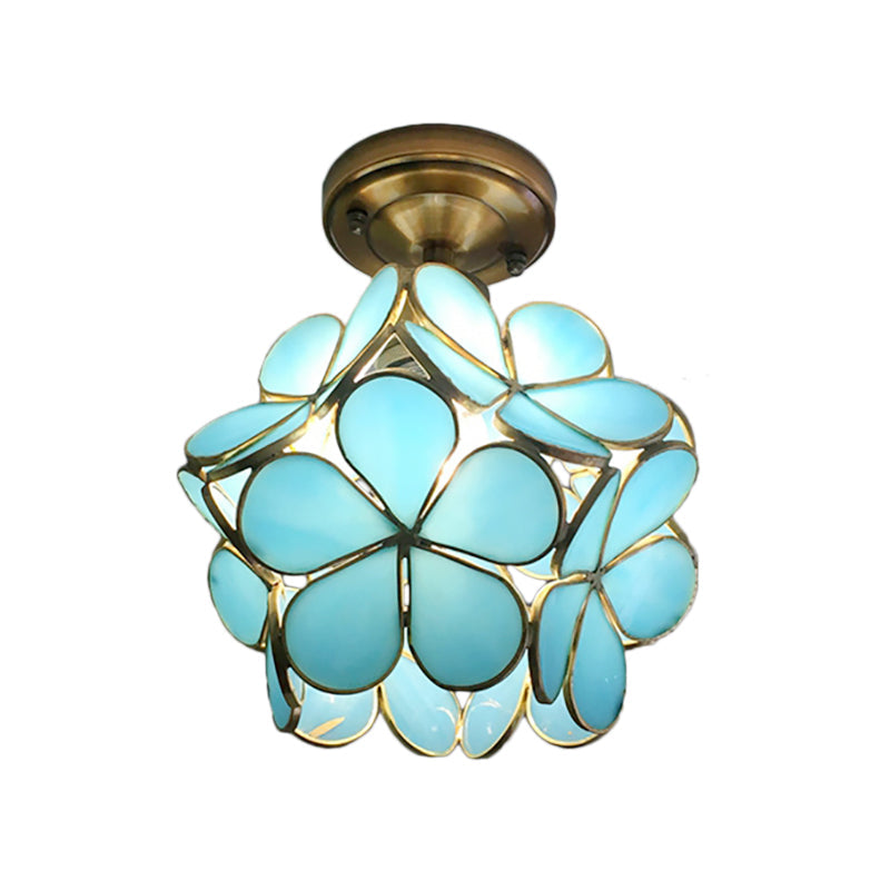 Luvano Deckenleuchte Blume Retro bunt Aufbau