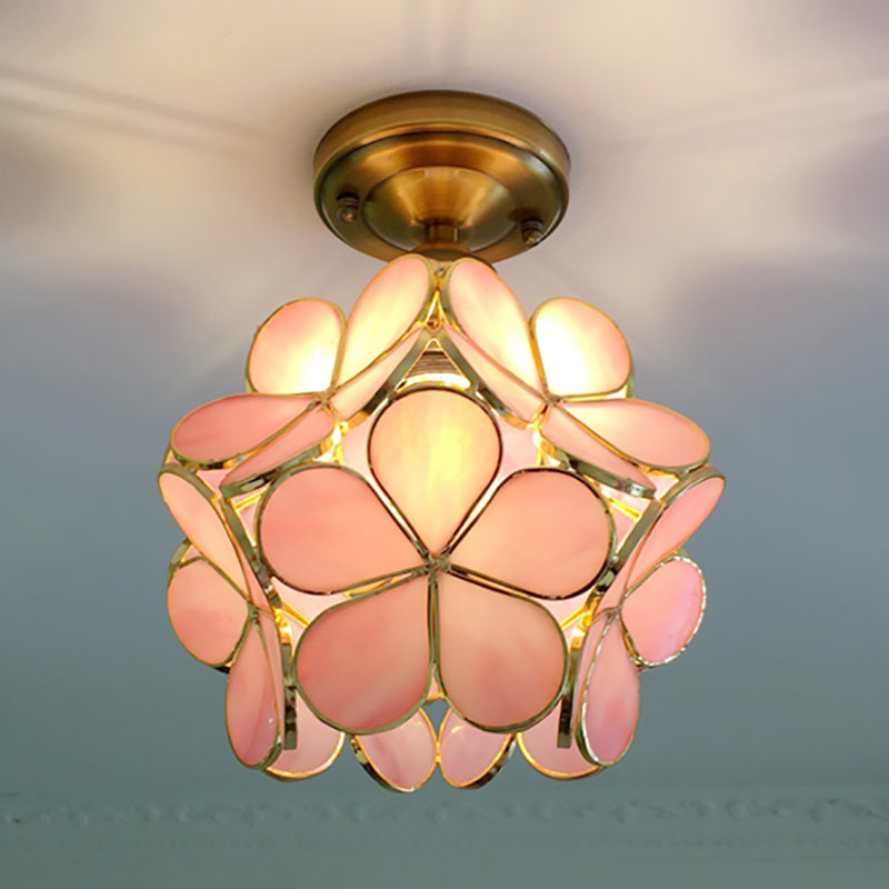 Luvano Deckenleuchte Blume Retro bunt Aufbau