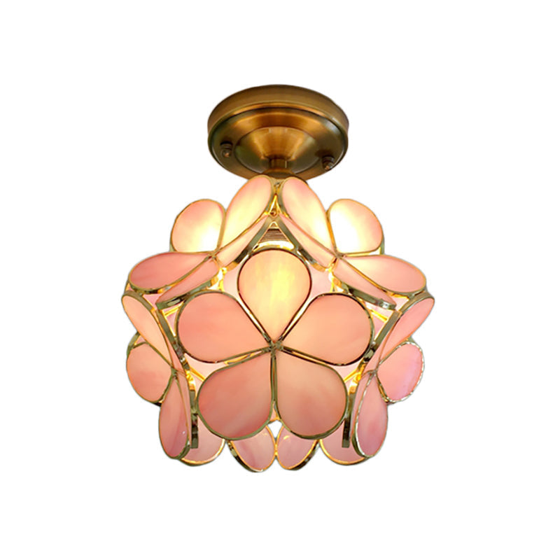 Luvano Deckenleuchte Blume Retro bunt Aufbau