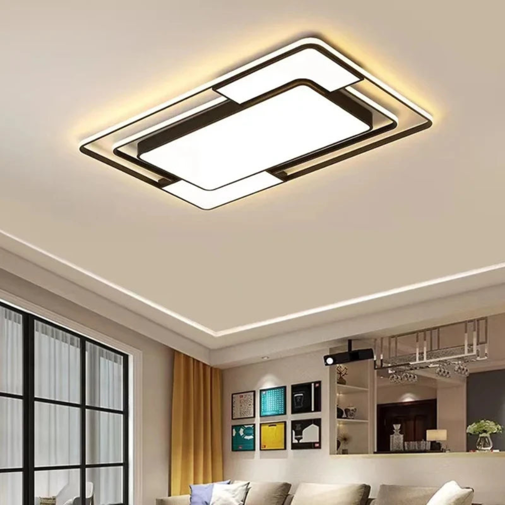 Luvano LED Deckenleuchte Fernbedienung geometrisch