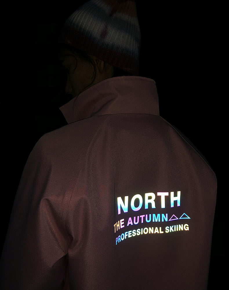 Northfeel Moonlight Reflektierende wasserdichte Damen-Schneejacke