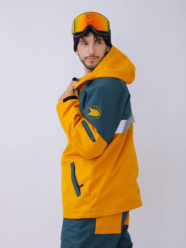 Snowverb Alpine Ranger Colorblock Anorak Snowboardjacke für Herren
