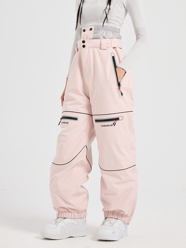 RAWRWAR Flyflow Light Reflective Mountain Pro Baggy Damen-Skihose