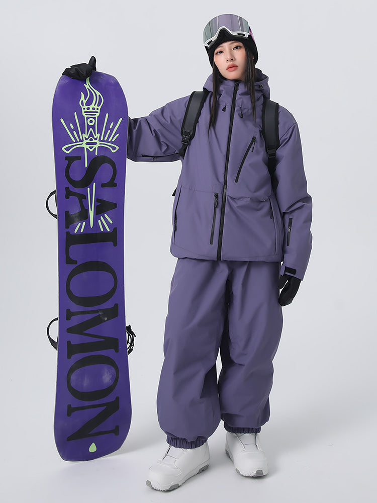 Searipe Unisex Strapazierfähiger Mountain Rider Allwetter-Schneeanzug für Damen und Herren