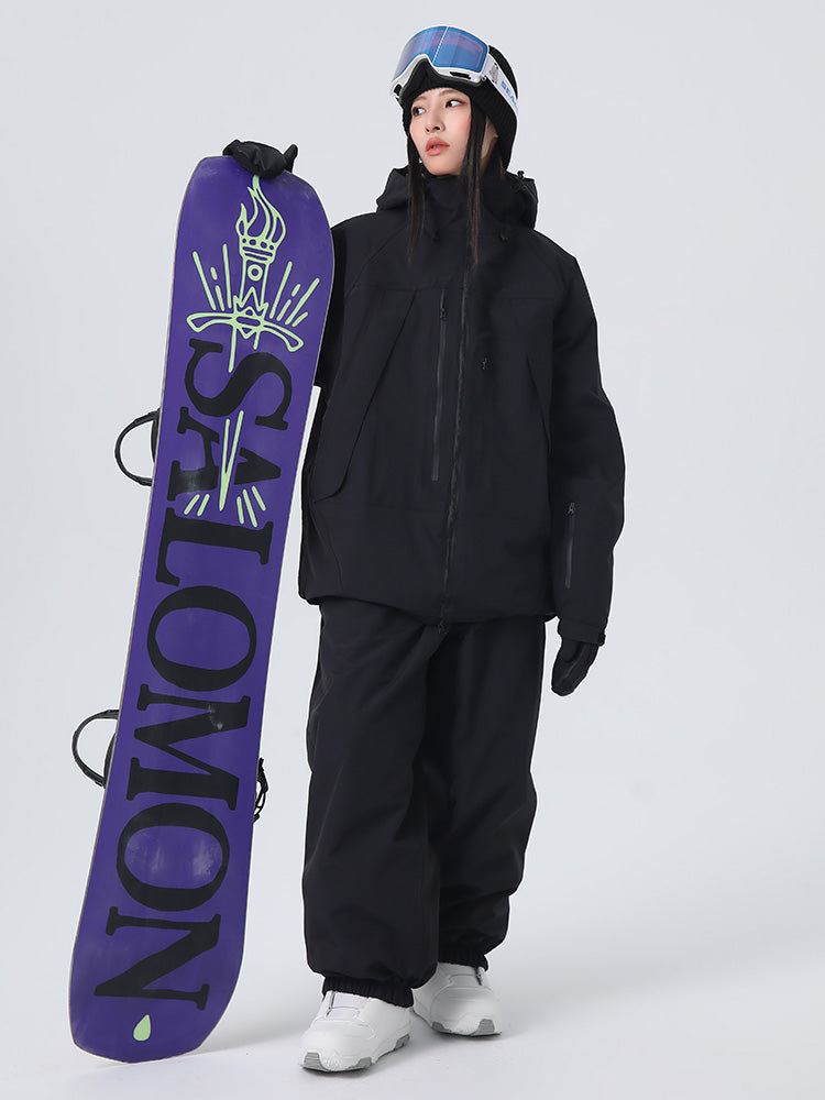 Searipe Unisex Strapazierfähiger Mountain Rider All-Terrain Baggy Schneeanzug für Damen und Herren