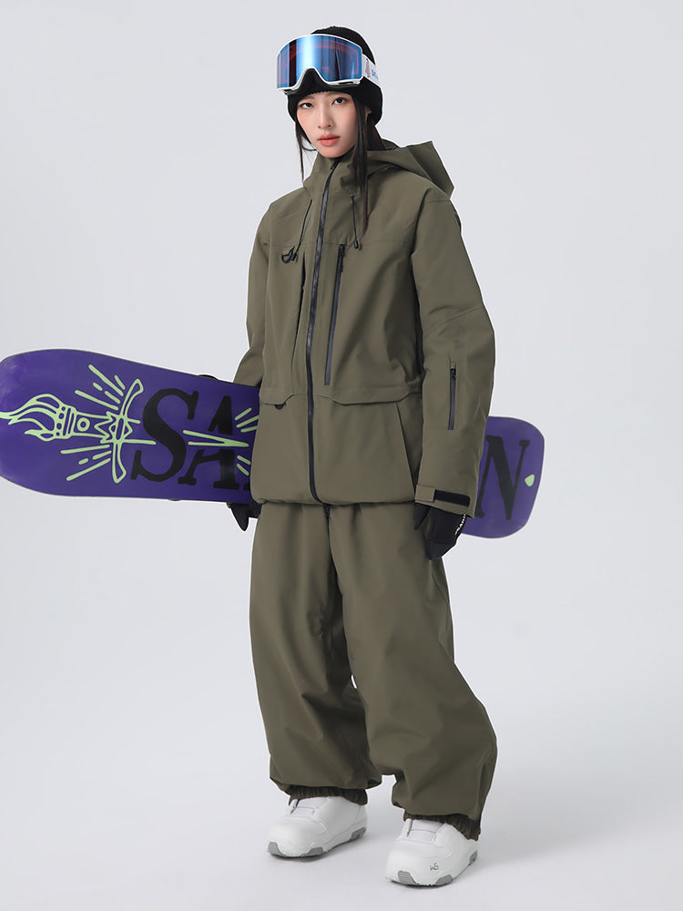 Searipe Unisex Allwetter-Schneeanzug für Damen, Mountainbiker und Backcountry-Einsatz