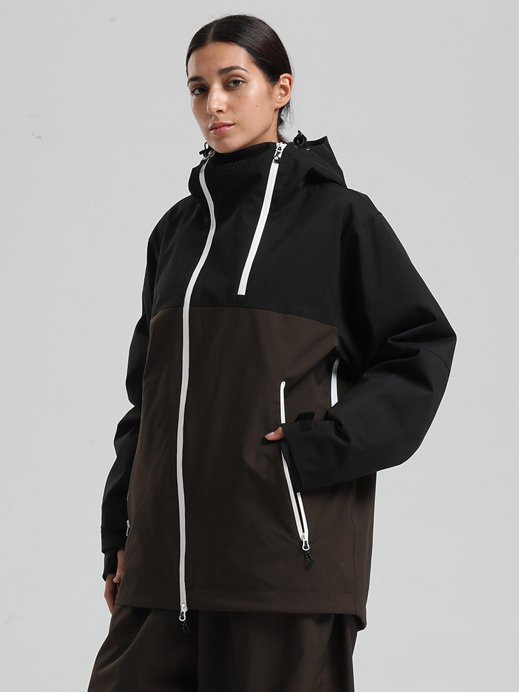 Gsou Snow HyperDrive All-Season Color Block Mountain Cargo Snow Jacket für Damen