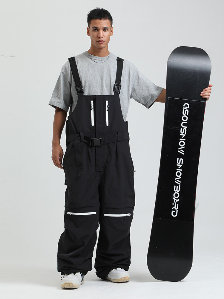 Gsou Snow Mountain Chill Freestyle Baggy Snowboard-Bibs für Herren
