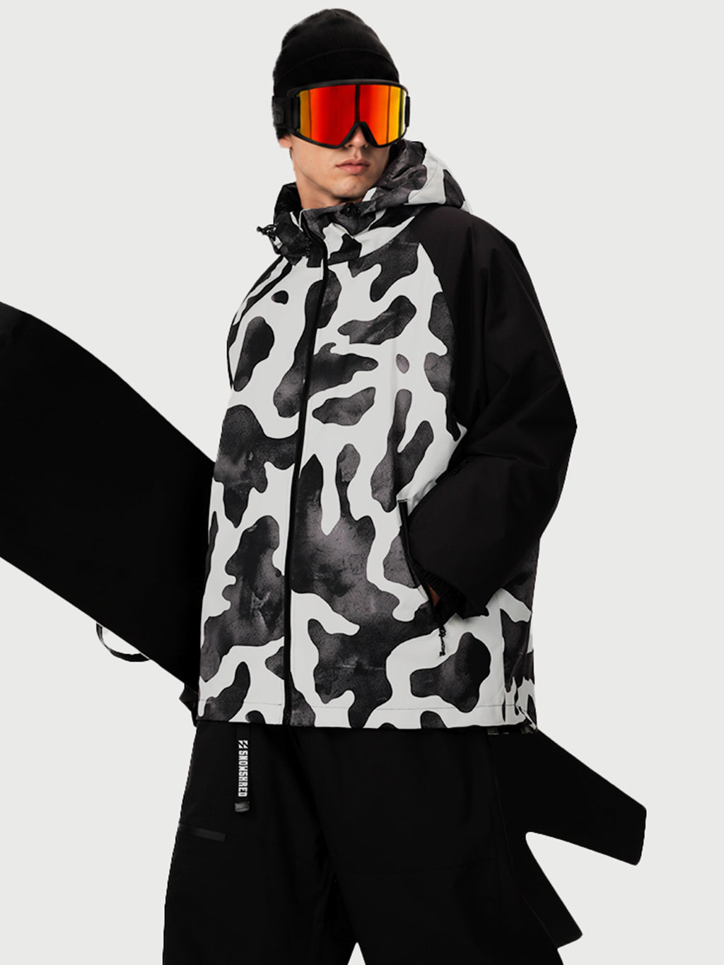 Urban Vibe Herren-Freestyle-Snowboardjacke – robust und vielseitig
