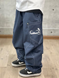 John Snow ChillTrack Oversize Baggy Snowboardhose für Herren, Cargo-Jeans aus Denim