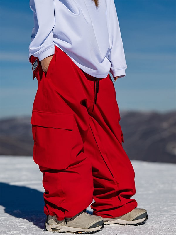John Snow Damen-Skihose, 3L, Baggy Cargo