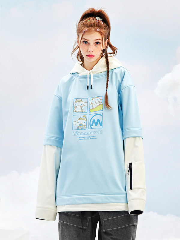 Nandn x Hello Kitty Snowboard-Hoodie für Herren