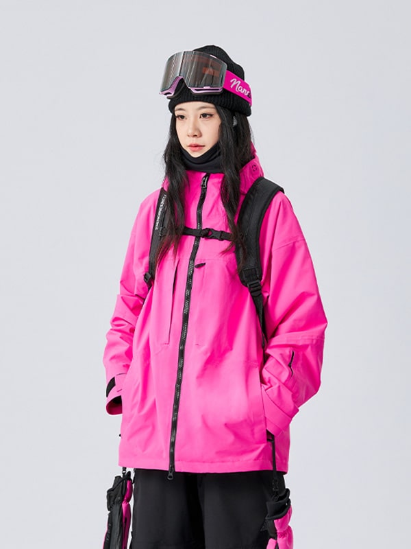 Nandn 3L Arctic Blitz wasserdichte Snowboardjacke für Damen
