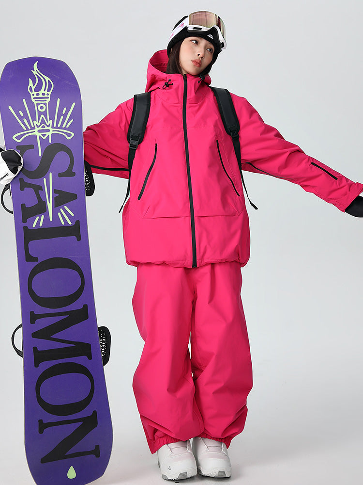 Searipe Unisex Strapazierfähiger Mountain Pro Allwetter-Schneeanzug für Damen und Herren