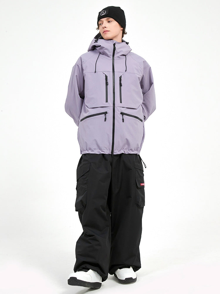 Strapazierfähiger Herren-Schneeanzug von Steeze HypeShred, Baggy Utility Cargo