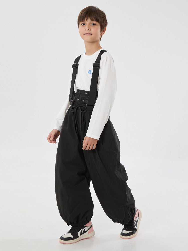 Unisex-Schneeoverall für Kinder, wasserdicht, locker geschnitten