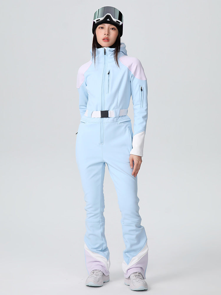 Searipe Damen-Skioverall im Retro-Stil mit elegantem Stretch-Schnitt