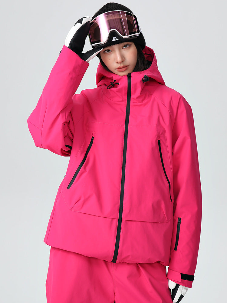 Searipe Damen-Skijacke „Durable Mountain Pro“ – Allwetter-Schneejacke im Baggy-Stil