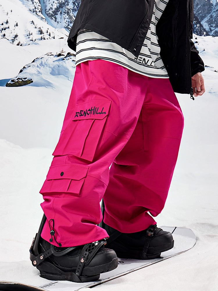 RenChill Mountain PowderRush Baggy Cargo Schneehose für Damen