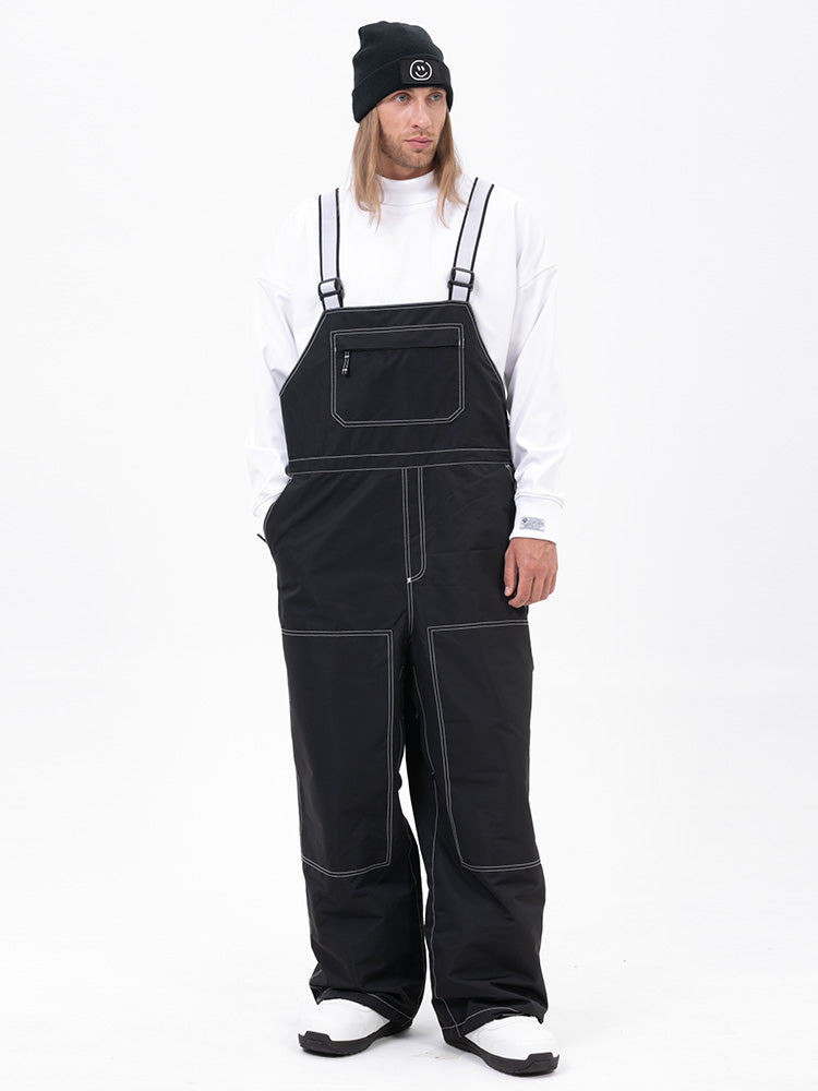 Herren City Chill Street Style Freerider Baggy Snow Bib Overalls