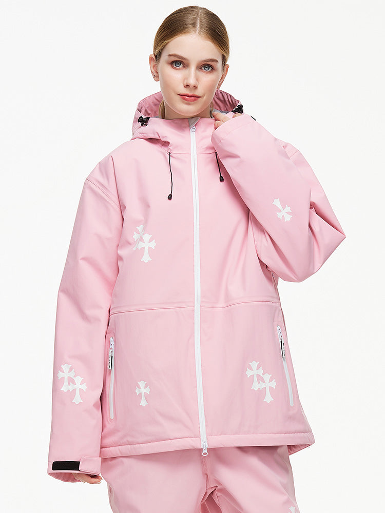 Arctic Queen Schneeflocken-Prinzessinnen-Fantasy-Schneejacke für Damen