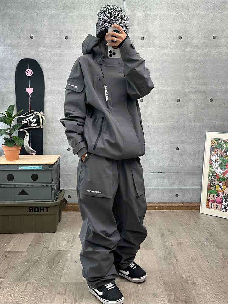 John Snow Damen-Skianzug im Cargo-Stil „Powder Pursuit Street Style“