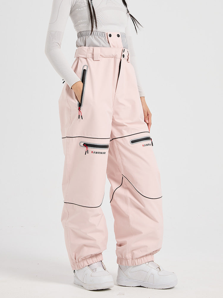 RAWRWAR Flyflow Light Reflective Mountain Pro Baggy Damen-Skihose