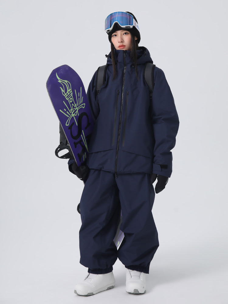 Searipe Unisex Ridge Master Mountain Freerider Baggy Schneeanzug für Damen und Herren