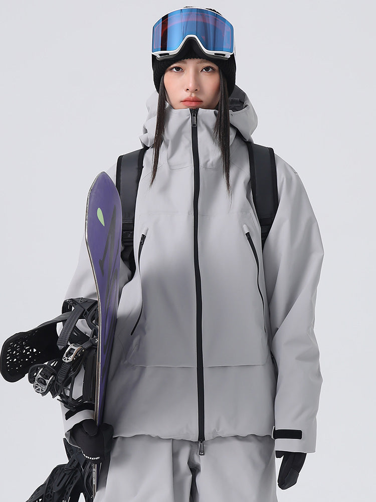 Searipe Damen-Skijacke „Durable Mountain Pro“ – Allwetter-Schneejacke im Baggy-Stil
