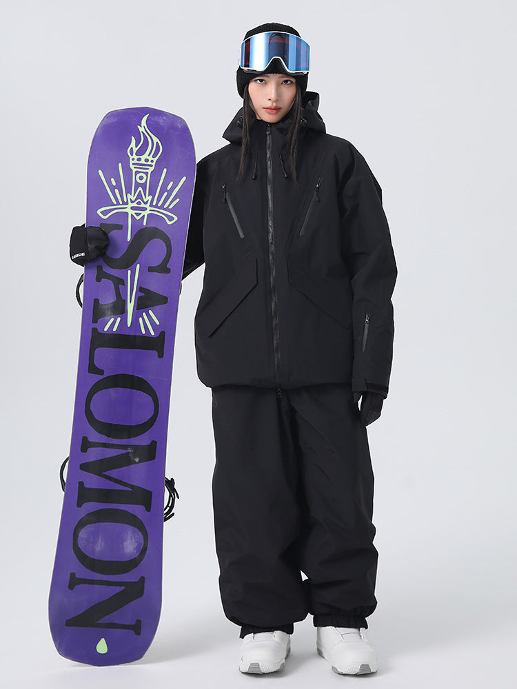 Searipe Unisex CoreBuild Allwetter-Schneeanzug für Damen, locker geschnitten