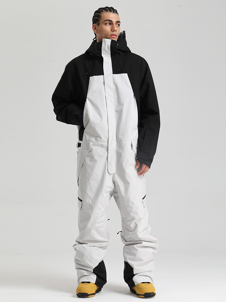 Herren Backcountry Explorer Einteiler Cargo-Skianzug Ganzkörper-Schneeanzug