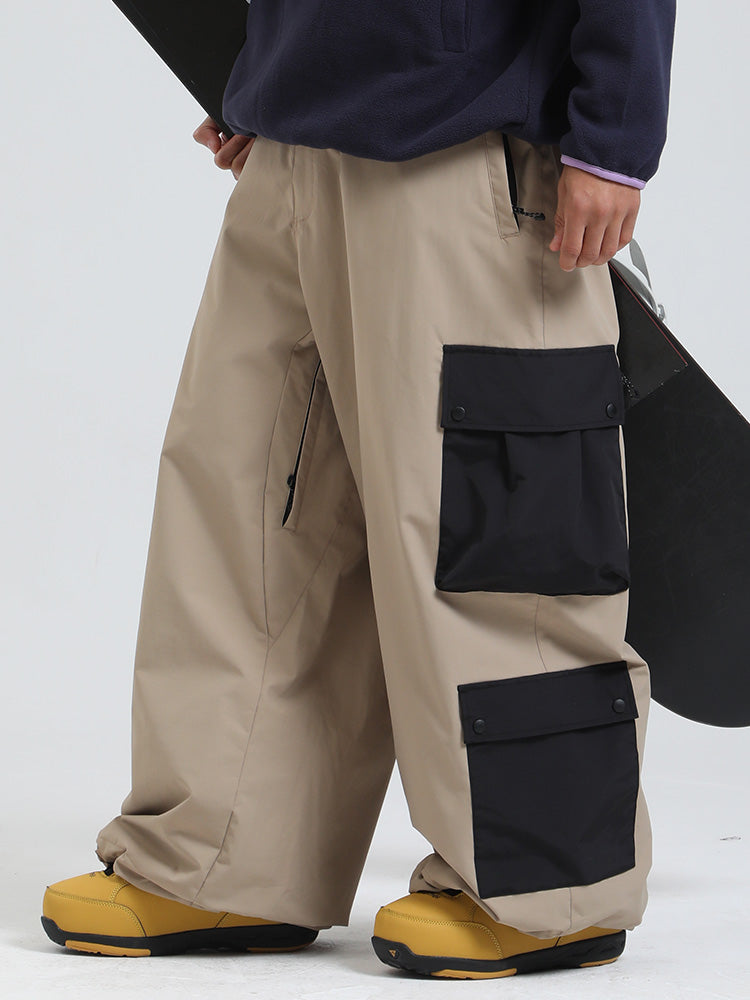 Gsou Snow Powder Chaser Oversized Baggy Snowboardhose für Herren