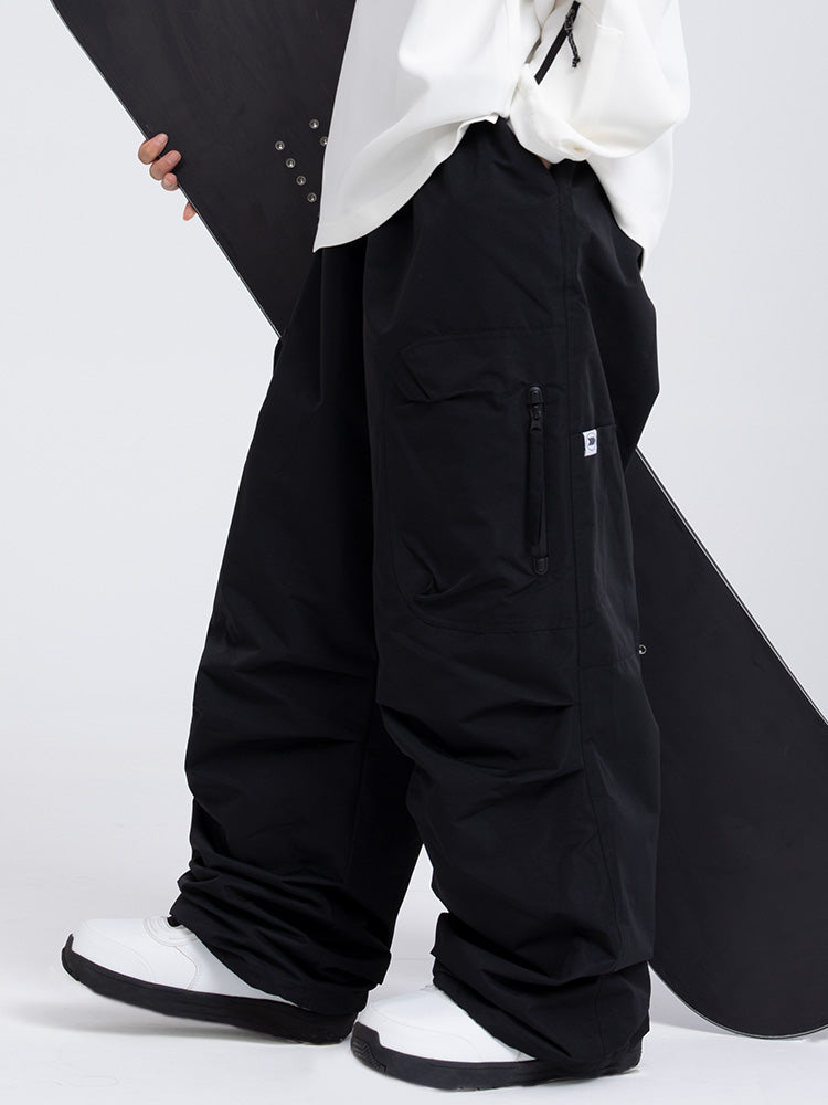 Prime Mountain Baggy-Skihose für Damen mit zwei seitlichen Cargotaschen