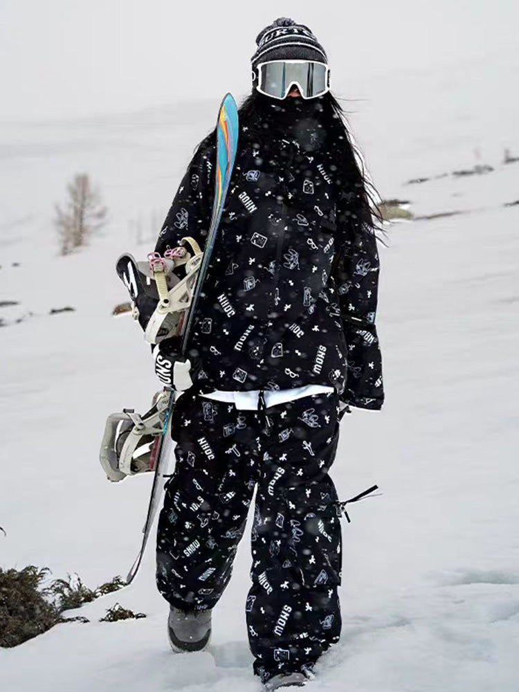 John Snow Damen-Schneeanzug „Legendary Graphic Freestyle Baggy Two Pieces“