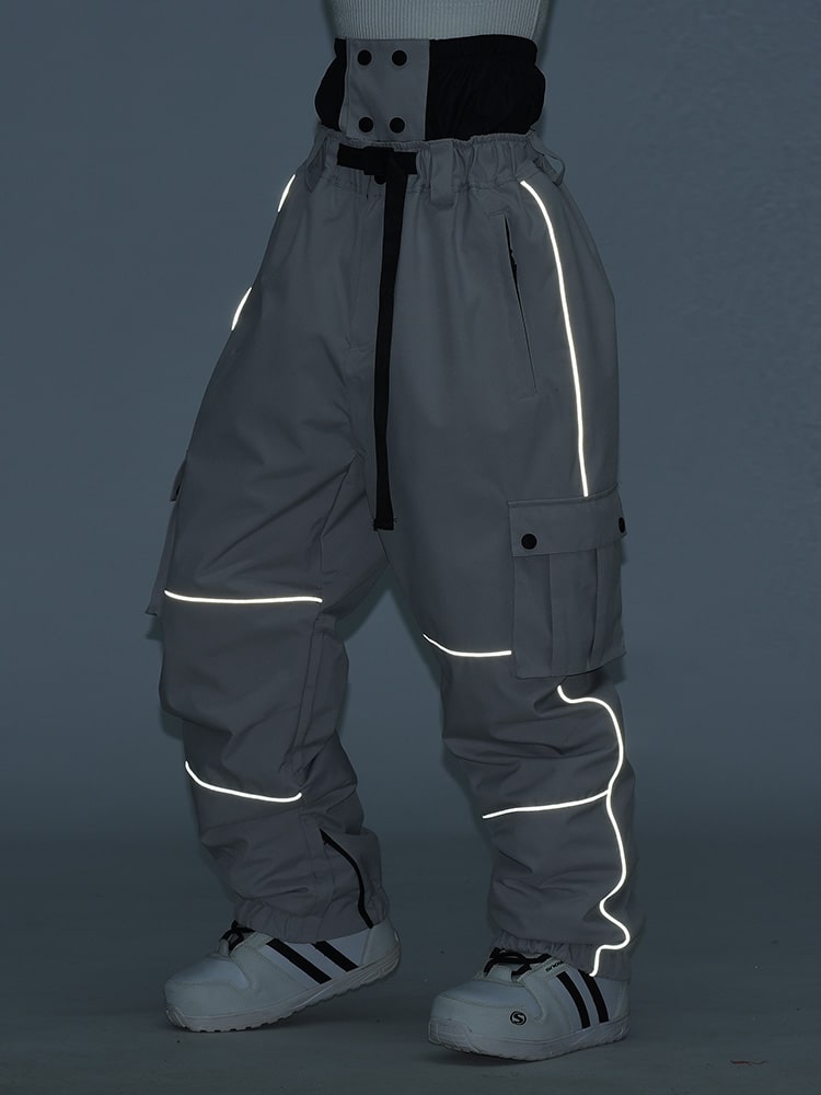 SnowCraze Alpine Explorer Freestyle Baggy Schneehose für Herren