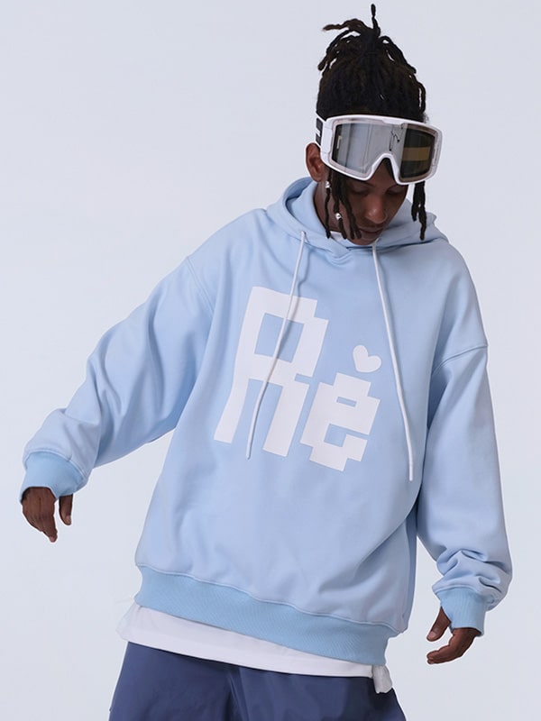 RenChill Mountain Breeze Pullover Baggy Snow Hoodie für Damen