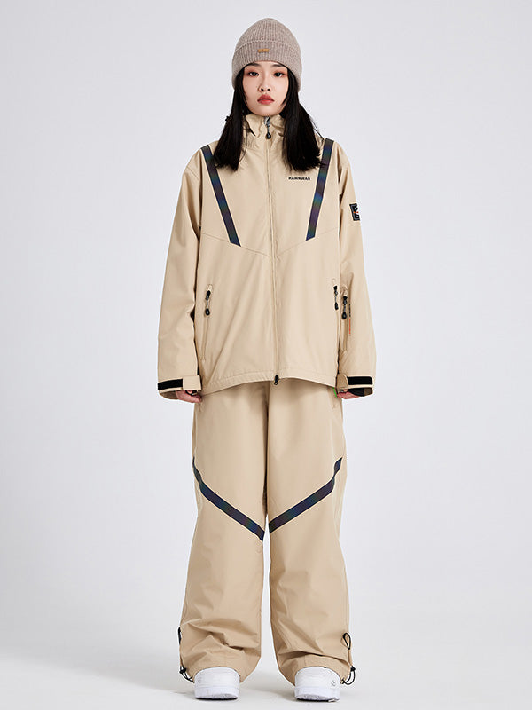 RAWRWAR Mountain Chill Baggy-Schneeanzüge für Damen