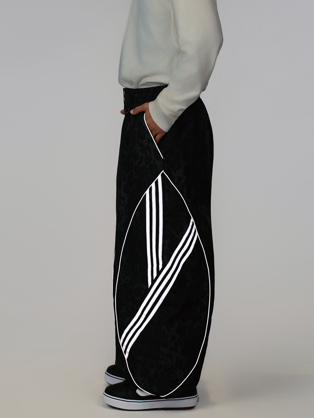 Nightline Park Rider Herren-Schneehose mit reflektierenden Kurven und lockerer Passform